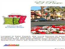 Tablet Screenshot of elpaseo.com